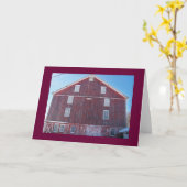 Rode Schuur met Vensters op de "Nationale Snoeken Kaart (Gele Bloem)