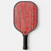 Rode Schuur Planken Pickleball Paddle (Achterkant)