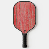 Rode Schuur Planken Pickleball Paddle (Voorkant)
