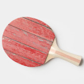 Rode Schuur Planken Tafeltennisbatje (Zijkant)