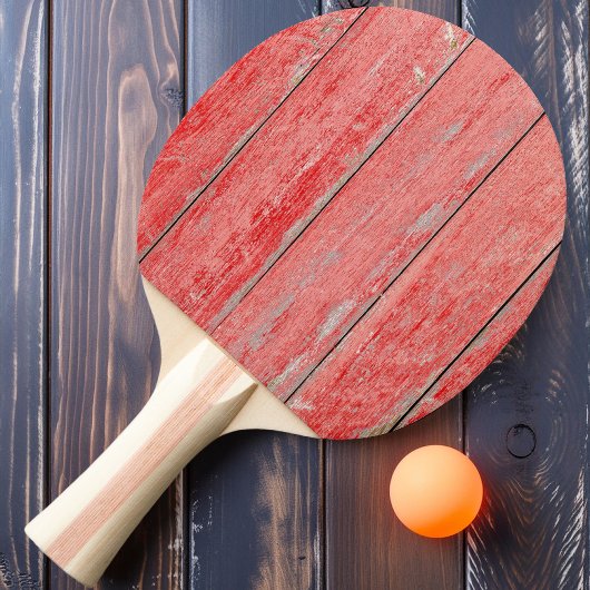 Rode Schuur Planken Tafeltennisbatje