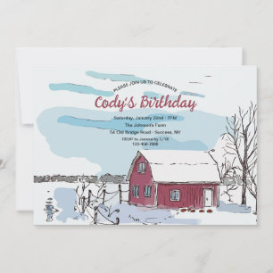 Rode Schuur Uitnodiging