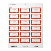 RODE SCOTT TARTAN 1.25"x2.375" Labels (Full Sheet)