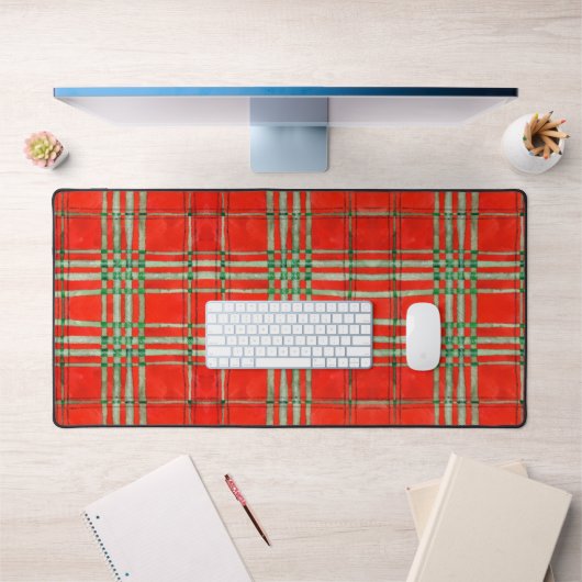 RODE SCOTT TARTAN Bureaustoel Onderlegger voor bur Bureaumat (Kantoor 1)