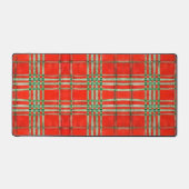 RODE SCOTT TARTAN Bureaustoel Onderlegger voor bur Bureaumat (Voorkant)