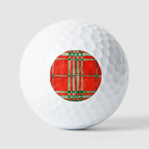 RODE SCOTT TARTAN Golf Balls Golfballen