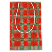 RODE SCOTT TARTAN Medium Gift Bag Medium Cadeauzakje (Voorkant)