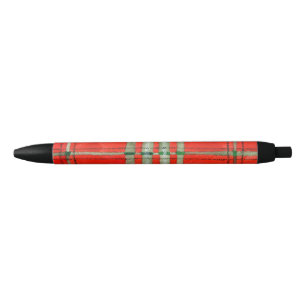 RODE SCOTT TARTAN zwarte inkt pen