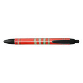 RODE SCOTT TARTAN zwarte inkt pen (Achterkant)