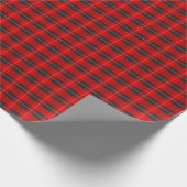 RODE SCOTTISH PLAID MATTE WRAPPING PAPIER (Hoek)