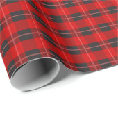 RODE SCOTTISH PLAID MATTE WRAPPING PAPIER (Rol Hoek)