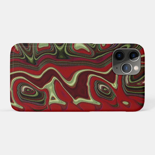 Rode Scramble Case-Mate iPhone Case (Achterkant (horizontaal))
