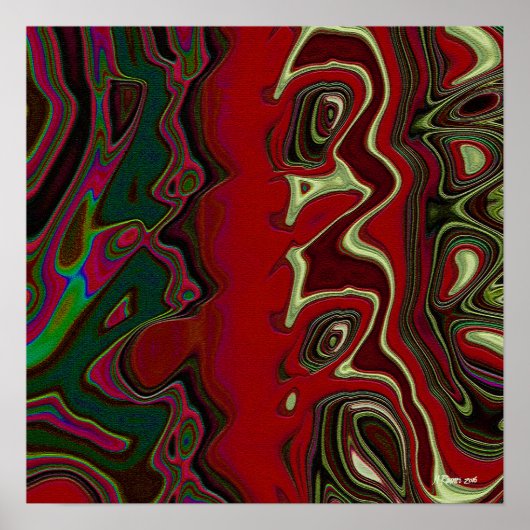 Rode scramble poster (Voorkant)