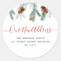 Rode script vakantie bewegende aankondiging