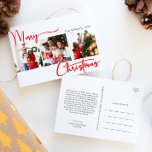 Rode Script Vrolijk Kerstjaar in Review 3 Foto Feestdagenkaart<br><div class="desc">Vier het seizoen met dit rode script Vrolijk kerstjaar in review 3 foto vakantie briefkaart met een vleugje elegante charme. Het chique ontwerp toont een eenvoudig rood-wit kleurenpalet, dat de gezellige sfeer van de winter oproept. De moderne en unieke aantrekkingskracht en rustieke bewoording creëer zorgt voor een perfecte balans tussen...</div>