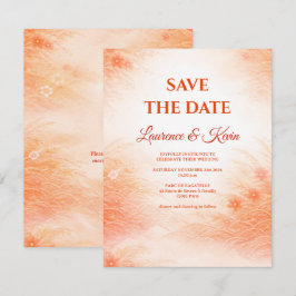 Rode Seigaiha – Japanse Trouwcollectie Save The Date