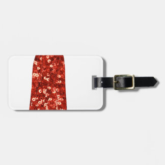 rode sequentie  pin-up bagagelabel