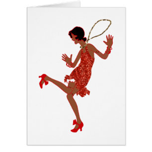 rode sequinzwarte flap