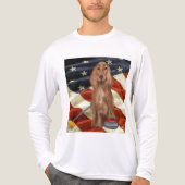 RODE SETTER CURLING  Tri-Blend SHIRT (Voorkant volledig)