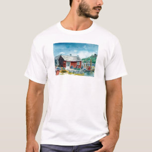 rode shack bij Menemsha T-shirt