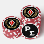 Rode Shirt Poker Chips (Opstapeling)