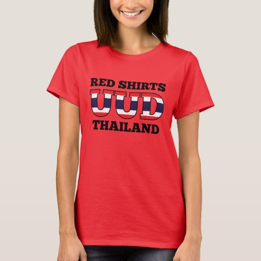Rode Shirten UDD Thailand T-shirt (Voorkant)