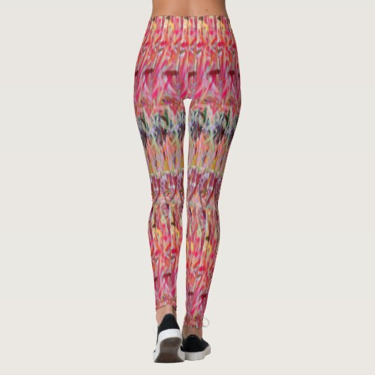 Rode Shred Switchback leggings (Achterkant)