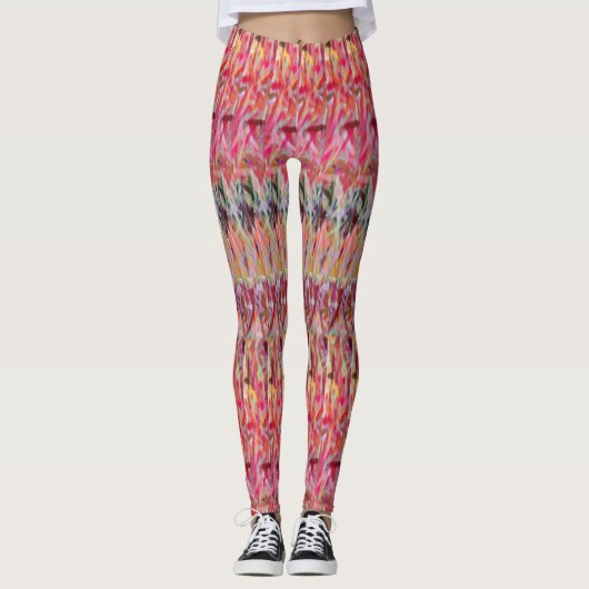 Rode Shred Switchback leggings (Voorkant)