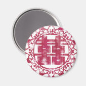 Rode Shuan Xi Magneet (Voorkant / Achterkant)