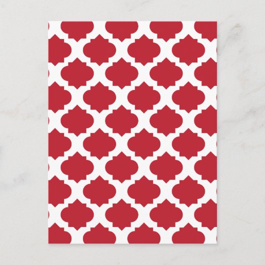 Rode Sierpatroon Briefkaart (Voorkant)