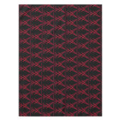 Rode Sigil van Lucifer Satanisch Occult Altaar Tafelkleed (Voorkant)