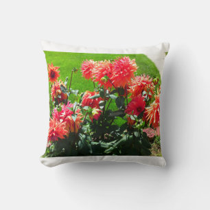 Rode Sinaasappel Dhalia Pillow Kussen
