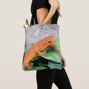 Rode Sinaasappel Salamander Natuur #2 Tote Bag