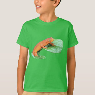 Rode Sinaasappel Salamander Natuur T-shirt