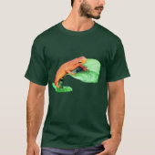 Rode Sinaasappel Salamander Natuur T-shirt (Voorkant)