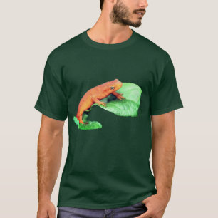 Rode Sinaasappel Salamander Natuur T-shirt