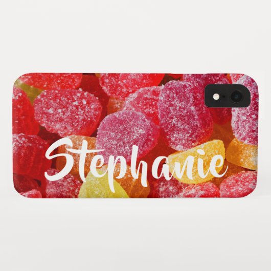 Rode Sinaasappels Snoepjes gepersonaliseerde iPhon Case-Mate iPhone Case (Achterkant (horizontaal))