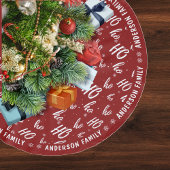 Rode Sinterklaas Ho Ho Ho Patroon Kerstmis Kerstboom Rok