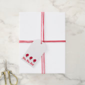 Rode Sinterklaas Pet Prettige feestdagen Kerstmis Cadeaulabel (Met Touw)