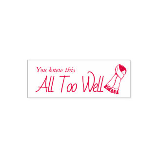 Rode Sjaal Grading Stamp voor uitstekend werk Zelfinktende Stempel