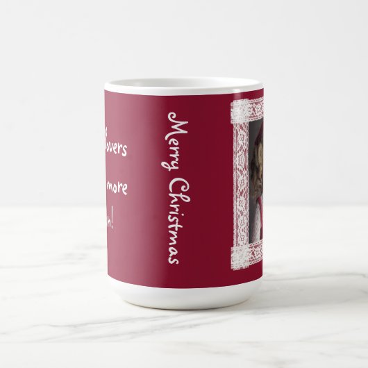 Rode Skater Doll Kerstmis Mok (Center)