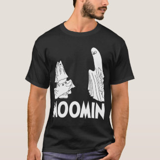 Rode Skiende Moomintroll Vast in Sneeuw Winterspel T-shirt