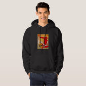 rode slagsionist hoodie (Voorkant volledig)
