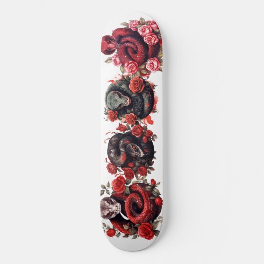 Rode Slang Persoonlijk Skateboard (Voorkant)