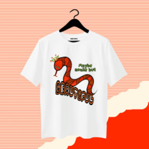 Rode slang t-shirt