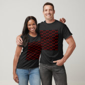 Rode slangen t-shirt (Unisex)