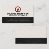 Rode Sleutel Icoon Visitekaartje (Voorkant / Achterkant)