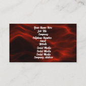 Rode slierten visitekaartje (Achterkant)