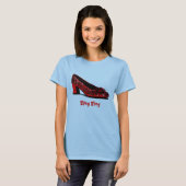 rode slippers, Bling Bling T-shirt (Voorkant volledig)