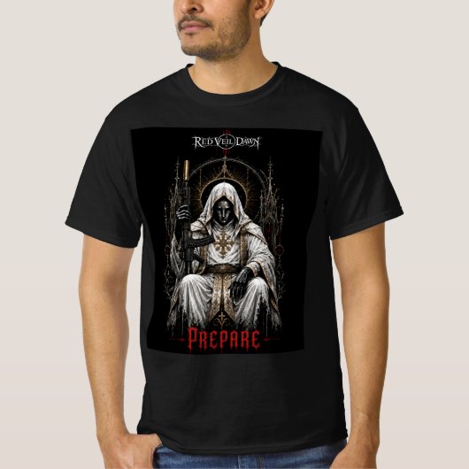 RODE SLUIER DAWN - Pepare T-shirt (Voorkant)